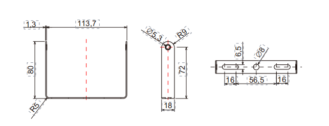 10W Mounting bracket